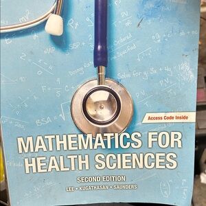 Mathematics for Health Sciences College Textbook